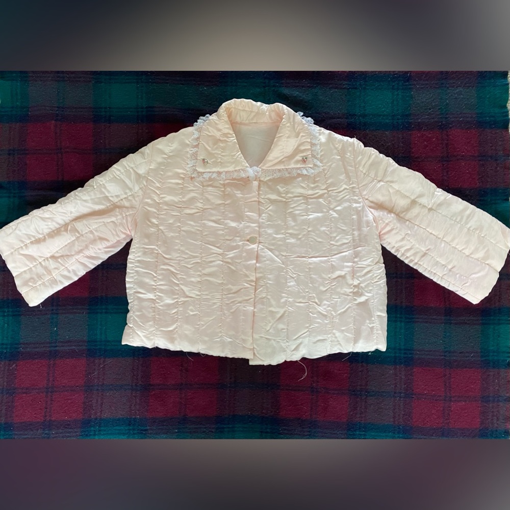 Pink puff jacket